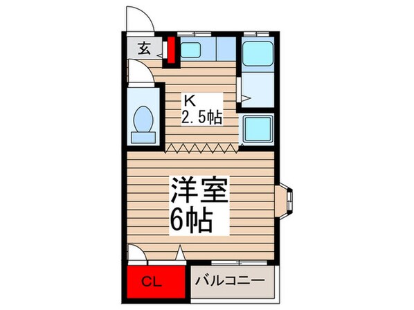 フラットエイノの物件間取画像